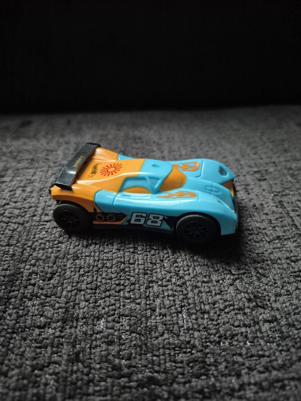 Hot Wheels Kidztech 1:43 Slot Car - Proto X #68 Blue/Orange (Replacement Car)